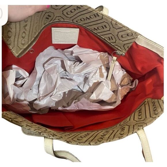 Coach Lozenge Signature Tote - Picture 4 of 8